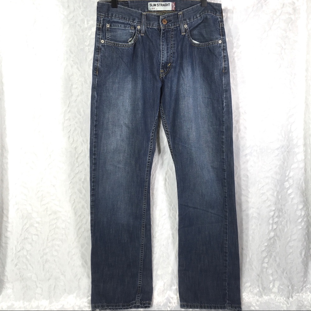 Mens Levi’s 514 Jeans 32x32 Slim Straight Leg